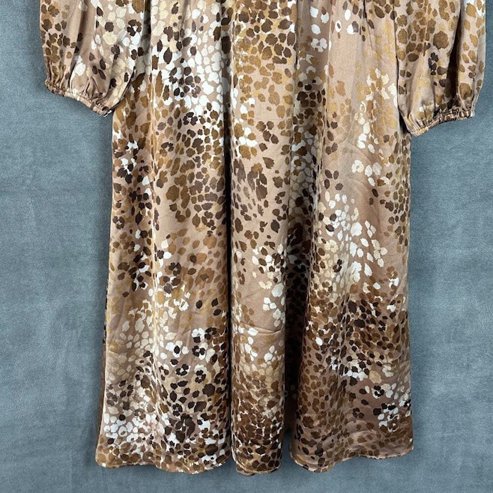 Ann Taylor Dress Women Extra Large Brown Midi Party Holiday Career Quiet Luxury - Picture 3 of 14